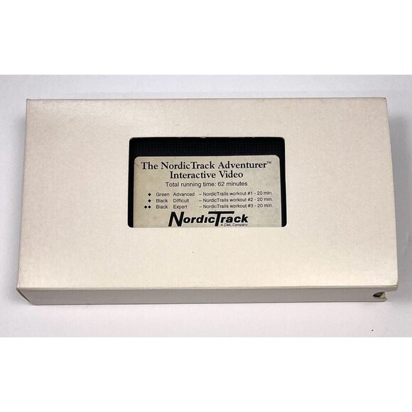 The NordicTrack Adventurer Interactive Video VHS Tape 1993 TESTED Works EUC - Picture 4 of 5